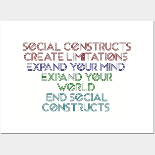 End Social Constructs Posters and Art